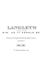 Mobile Screenshot of langleysgin.com